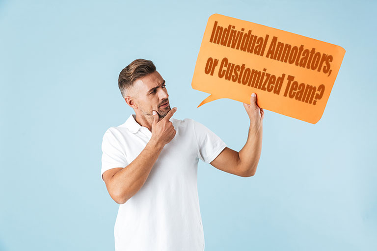 DeeLab provides individual annotators and customized teams. You can have both.