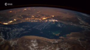 a meteoroid as seen from the spa